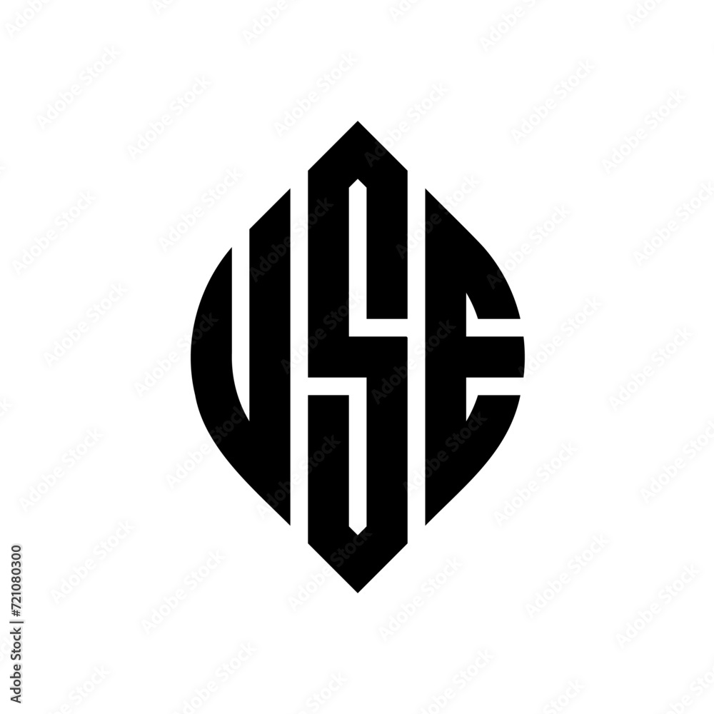USE circle letter logo design with circle and ellipse shape. USE ellipse letters with typographic style. The three initials form a circle logo. USE circle emblem abstract monogram letter mark vector. USE circle letter logo design with circle and ellipse shape. USE ellipse letters with typographic style. The three initials form a circle logo. USE circle emblem abstract monogram letter mark vector.