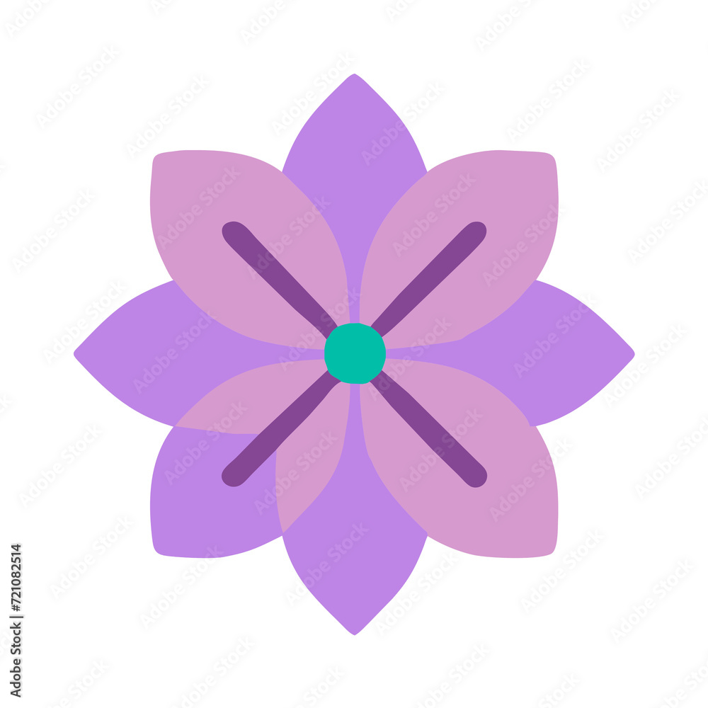 Beautiful flower shape design for various decorations.