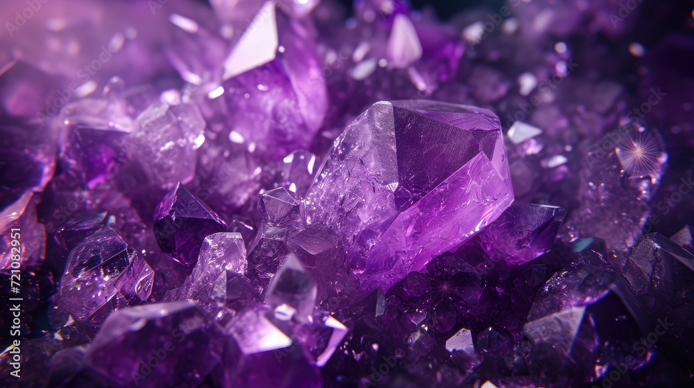 Mysterious purple crystal abstract, perfect for generative background designs, Ai Generated Mysterious purple crystal abstract, perfect for generative background designs, Ai Generated