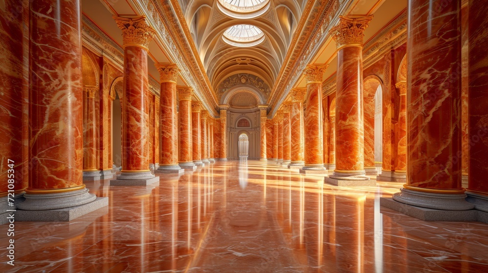 Obraz premium Fantasy Royal Palace Interior