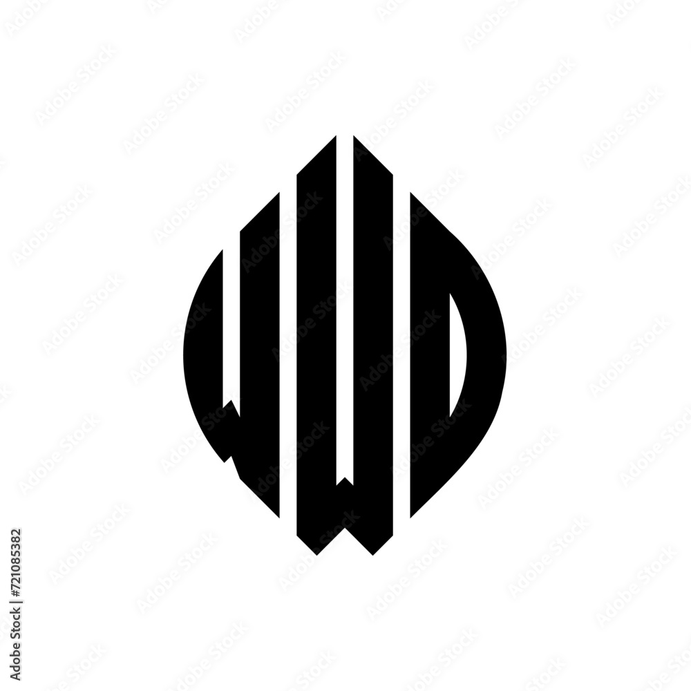 WWO circle letter logo design with circle and ellipse shape. WWO ellipse letters with typographic style. The three initials form a circle logo. WWO circle emblem abstract monogram letter mark vector. WWO circle letter logo design with circle and ellipse shape. WWO ellipse letters with typographic style. The three initials form a circle logo. WWO circle emblem abstract monogram letter mark vector.
