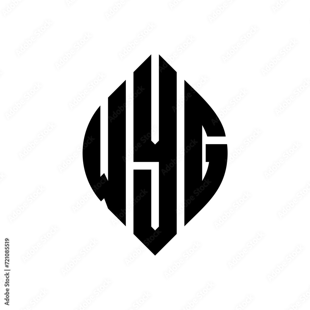 WYG circle letter logo design with circle and ellipse shape. WYG ellipse letters with typographic style. The three initials form a circle logo. WYG circle emblem abstract monogram letter mark vector. WYG circle letter logo design with circle and ellipse shape. WYG ellipse letters with typographic style. The three initials form a circle logo. WYG circle emblem abstract monogram letter mark vector.