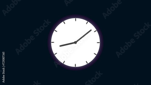 Wallpaper Mural Close-up of clock hands moving slowly, Clock Face 3 Close Up in Time Lapse, clock face displaying one minute past eleven o’clock Torontodigital.ca