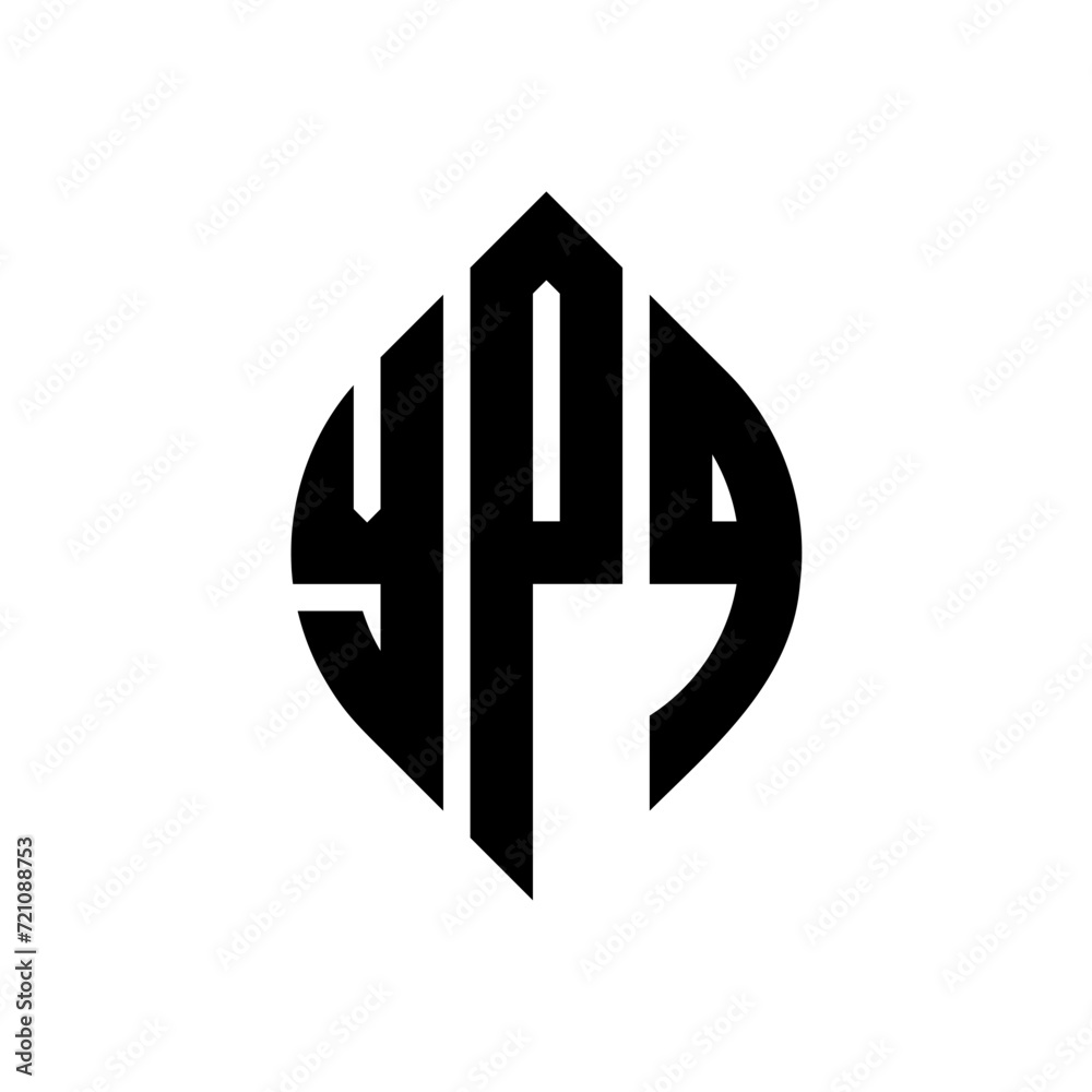 YPQ circle letter logo design with circle and ellipse shape. YPQ ellipse letters with typographic style. The three initials form a circle logo. YPQ circle emblem abstract monogram letter mark vector. YPQ circle letter logo design with circle and ellipse shape. YPQ ellipse letters with typographic style. The three initials form a circle logo. YPQ circle emblem abstract monogram letter mark vector.