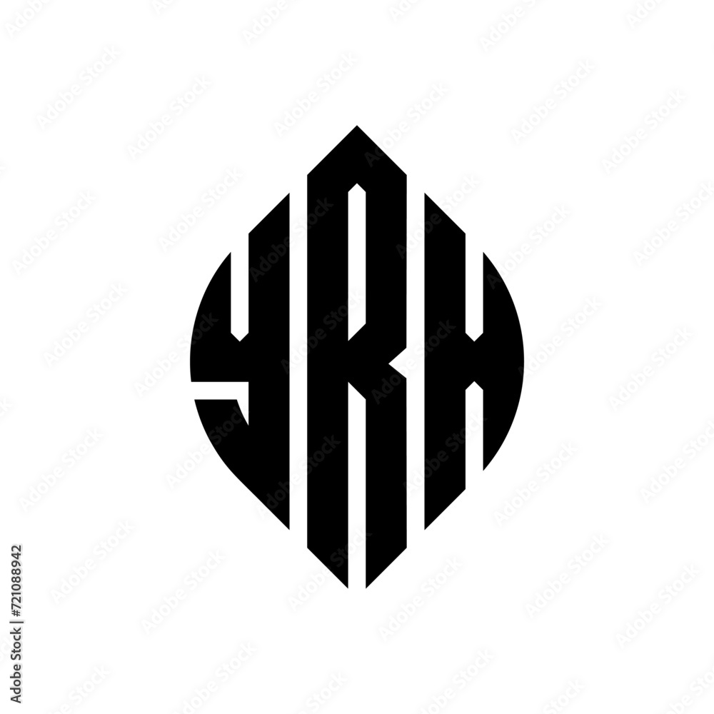 YRX circle letter logo design with circle and ellipse shape. YRX ellipse letters with typographic style. The three initials form a circle logo. YRX circle emblem abstract monogram letter mark vector. YRX circle letter logo design with circle and ellipse shape. YRX ellipse letters with typographic style. The three initials form a circle logo. YRX circle emblem abstract monogram letter mark vector.