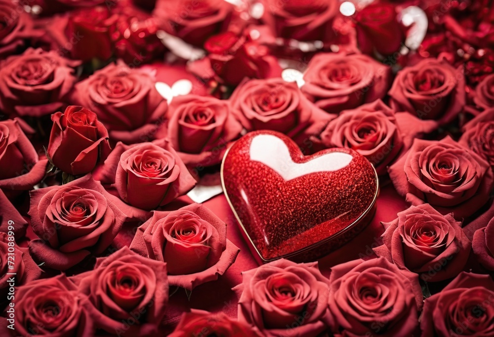 red roses with heart red roses with heart