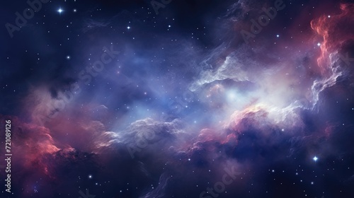 Nebulaic Space with Embedded Cosmic Components © novian