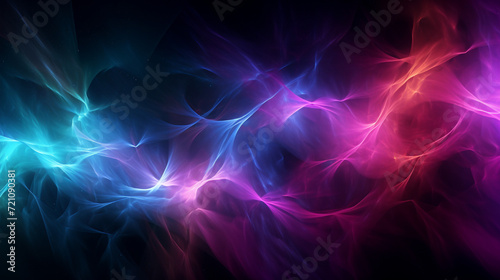Abstract colorful lightning frame background