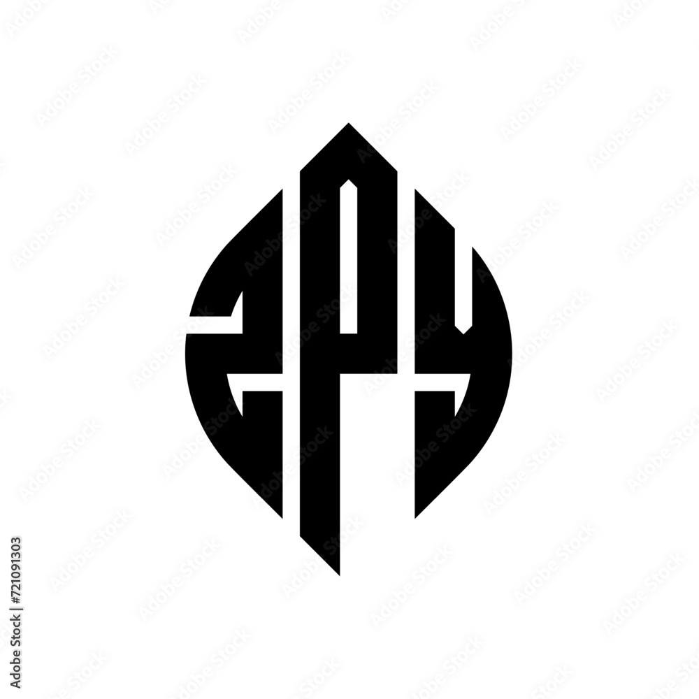 ZPY circle letter logo design with circle and ellipse shape. ZPY ellipse letters with typographic style. The three initials form a circle logo. ZPY circle emblem abstract monogram letter mark vector. ZPY circle letter logo design with circle and ellipse shape. ZPY ellipse letters with typographic style. The three initials form a circle logo. ZPY circle emblem abstract monogram letter mark vector.