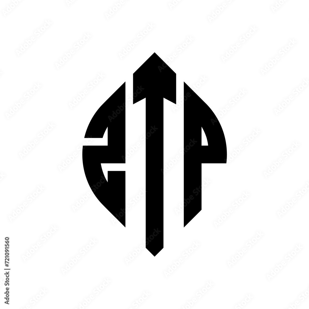 ZTP circle letter logo design with circle and ellipse shape. ZTP ellipse letters with typographic style. The three initials form a circle logo. ZTP circle emblem abstract monogram letter mark vector. ZTP circle letter logo design with circle and ellipse shape. ZTP ellipse letters with typographic style. The three initials form a circle logo. ZTP circle emblem abstract monogram letter mark vector.