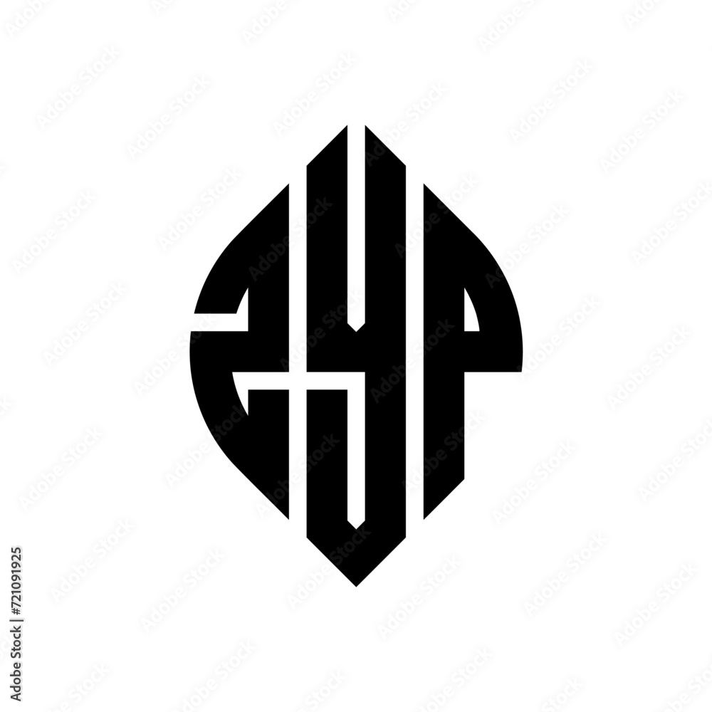 ZYP circle letter logo design with circle and ellipse shape. ZYP ellipse letters with typographic style. The three initials form a circle logo. ZYP circle emblem abstract monogram letter mark vector. ZYP circle letter logo design with circle and ellipse shape. ZYP ellipse letters with typographic style. The three initials form a circle logo. ZYP circle emblem abstract monogram letter mark vector.