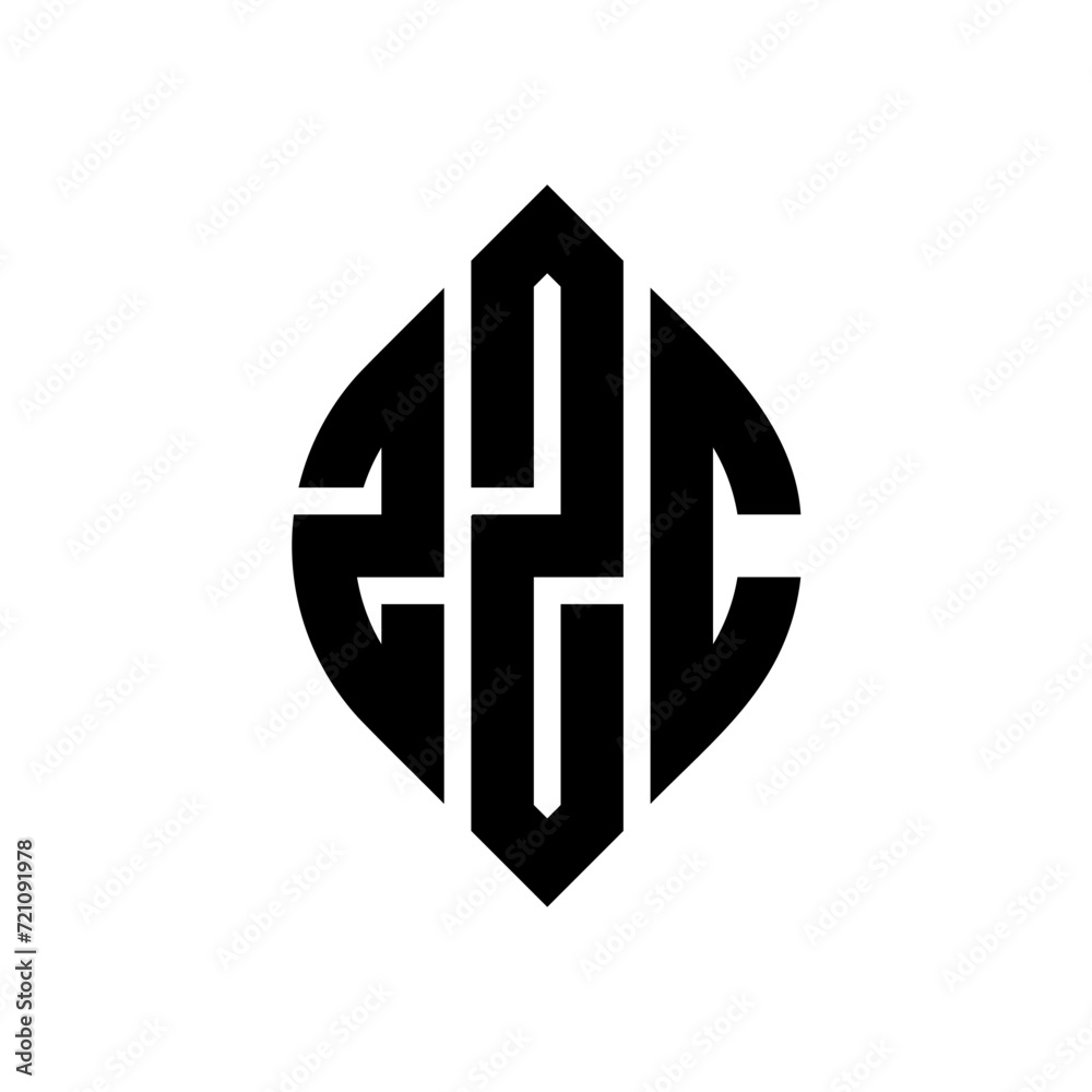 ZZC circle letter logo design with circle and ellipse shape. ZZC ellipse letters with typographic style. The three initials form a circle logo. ZZC circle emblem abstract monogram letter mark vector. ZZC circle letter logo design with circle and ellipse shape. ZZC ellipse letters with typographic style. The three initials form a circle logo. ZZC circle emblem abstract monogram letter mark vector.