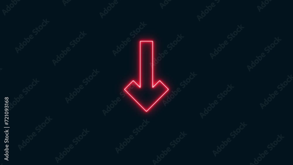Directional arrow loop, direction neon arrow line loop animation, Animated symbol of arrow Directional arrow loop, direction neon arrow line loop animation, Animated symbol of arrow