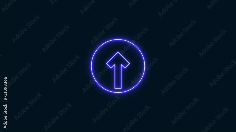 Arrow Loop Animation direction concept Arrow Loop Animation direction concept