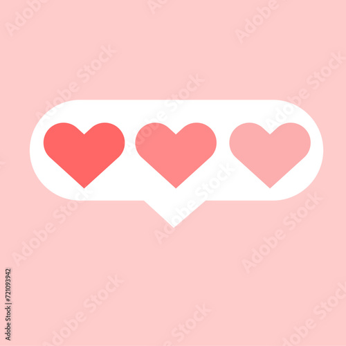 valentine card with heart