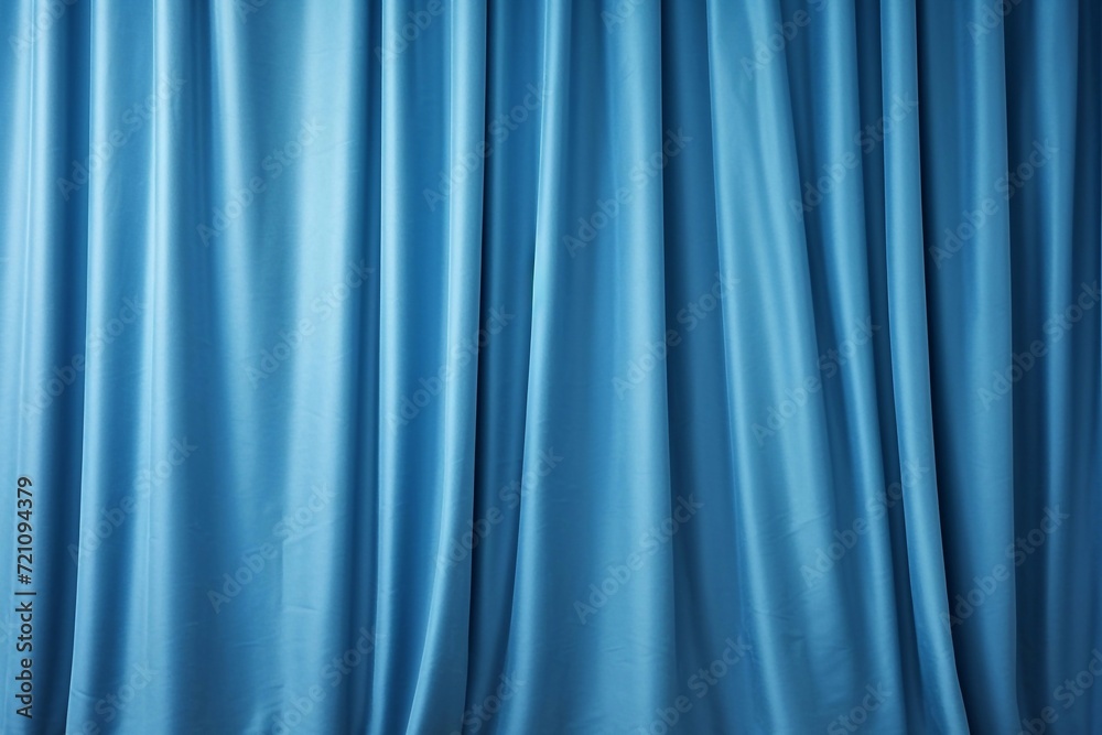 blue curtain in theatre. Textured background
