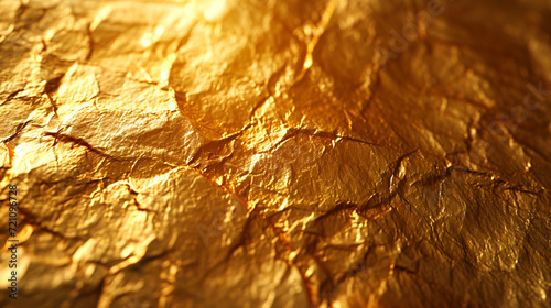 Gold texture. Golden background with cracks and scratches. Gold background.