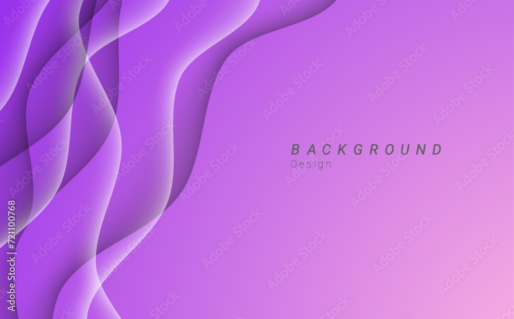 Purple wave abstract background design