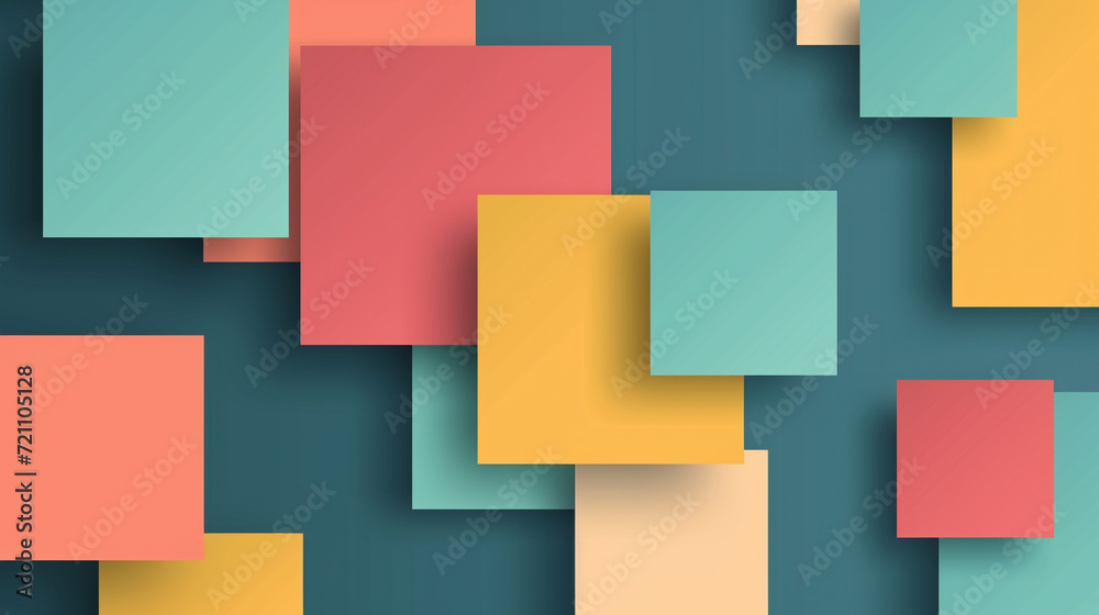 Teal, Salmon, Dark Turquoise and Yellow abstract background vector presentation design. PowerPoint and Business background. Teal, Salmon, Dark Turquoise and Yellow abstract background vector presentation design. PowerPoint and Business background.