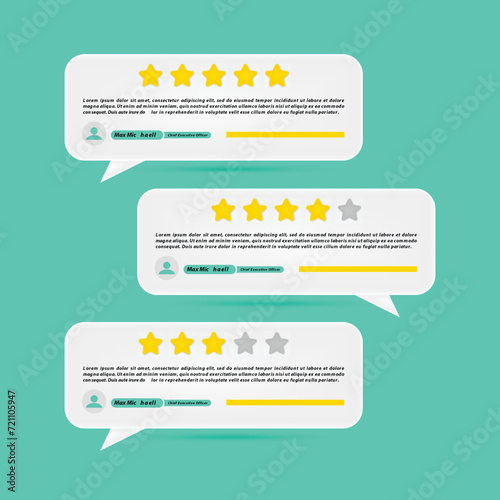speech bubble chat testimonial templates