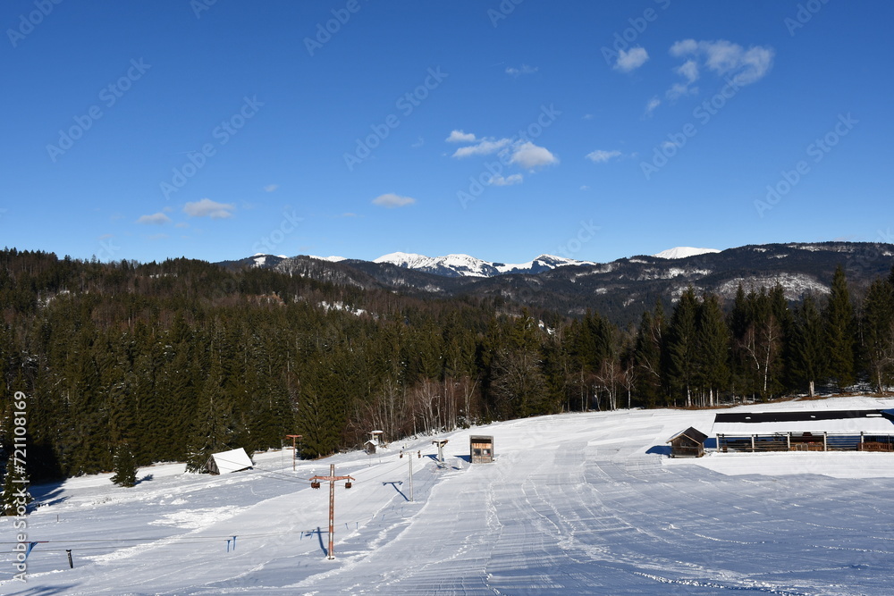 ski resort Zatrnik in Slovenia