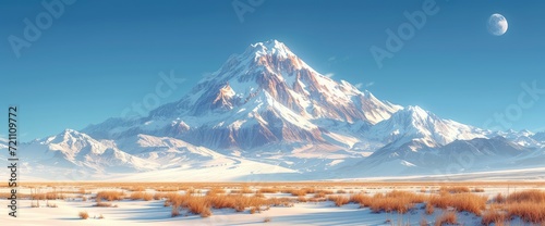  Banners Set Polygonal Landscape Illustration, Wallpaper Pictures, Background Hd