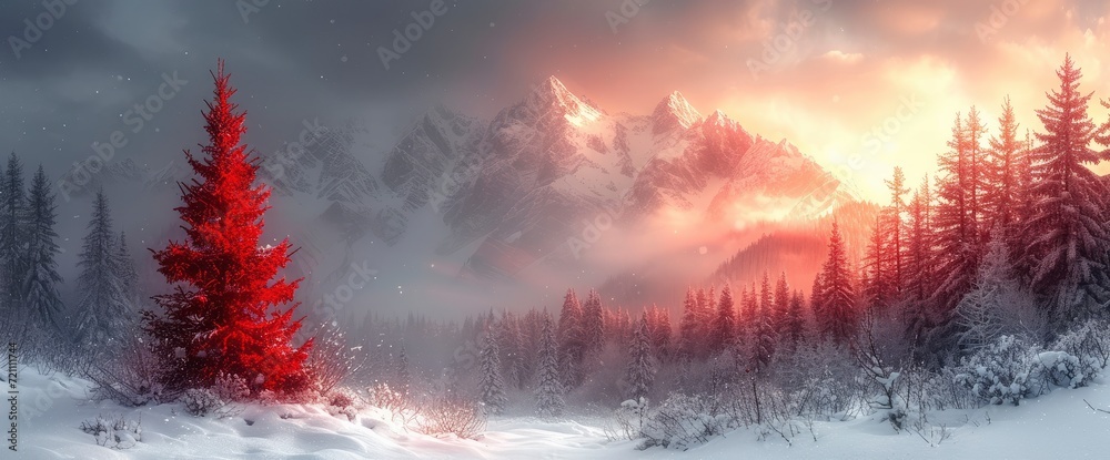 Merry Christmas Winter Square Cards Watercolor, Wallpaper Pictures, Background Hd
