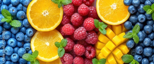 Organic Fruit Banner Food Simple Geometric, Wallpaper Pictures, Background Hd