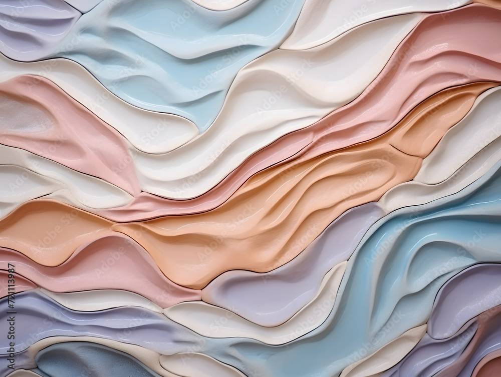 Obraz premium background texture Material Ceramic pastel color