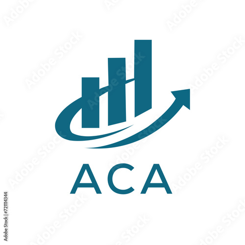 ACA letter logo design on black background. ACA creative initials letter logo concept. ACA letter design.
