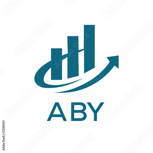 ABY letter logo design on black background. ABY creative initials letter logo concept. ABY letter design.
