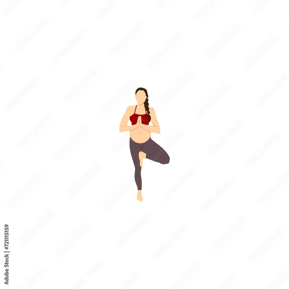 pose of pregnant women with exercise pregnant