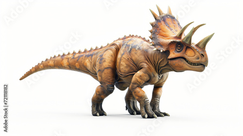 3d rendered illustration of a Styracosaurus © Little