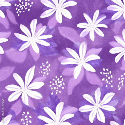 Purple floral background