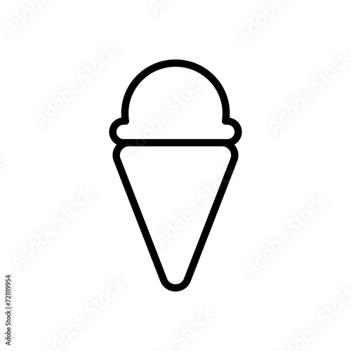 ice cream icon symbol vector template