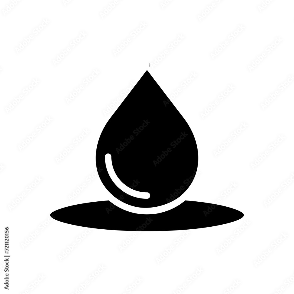 water droplet icon symbol vector template water droplet icon symbol vector template