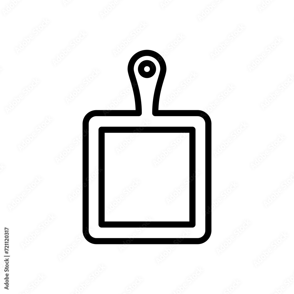 cutting board icon symbol vector template cutting board icon symbol vector template