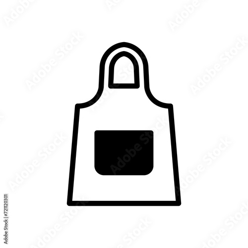 apron icon symbol vector template