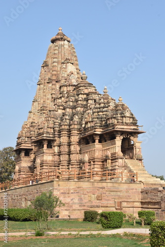 This is the photo of an Ancient temple at Khajuraho in India.
