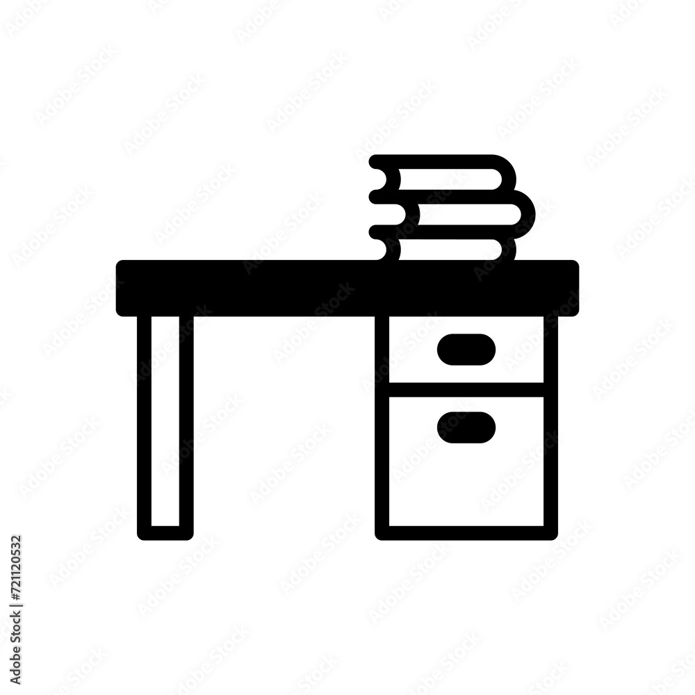 desk icon symbol vector template desk icon symbol vector template