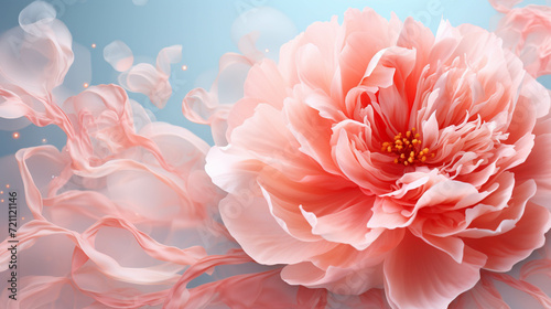 close up of pink peony flower high definition hd  photographic creative image