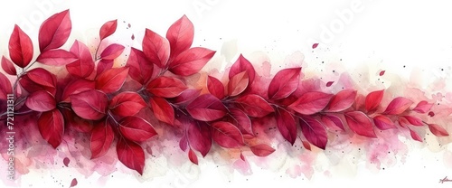 Wallpaper Mural Abstract Background Watercolor Leaves Pink Gold, Wallpaper Pictures, Background Hd Torontodigital.ca