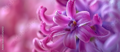 Captivating Macro Shoot of a Nice Hyacinth Flower