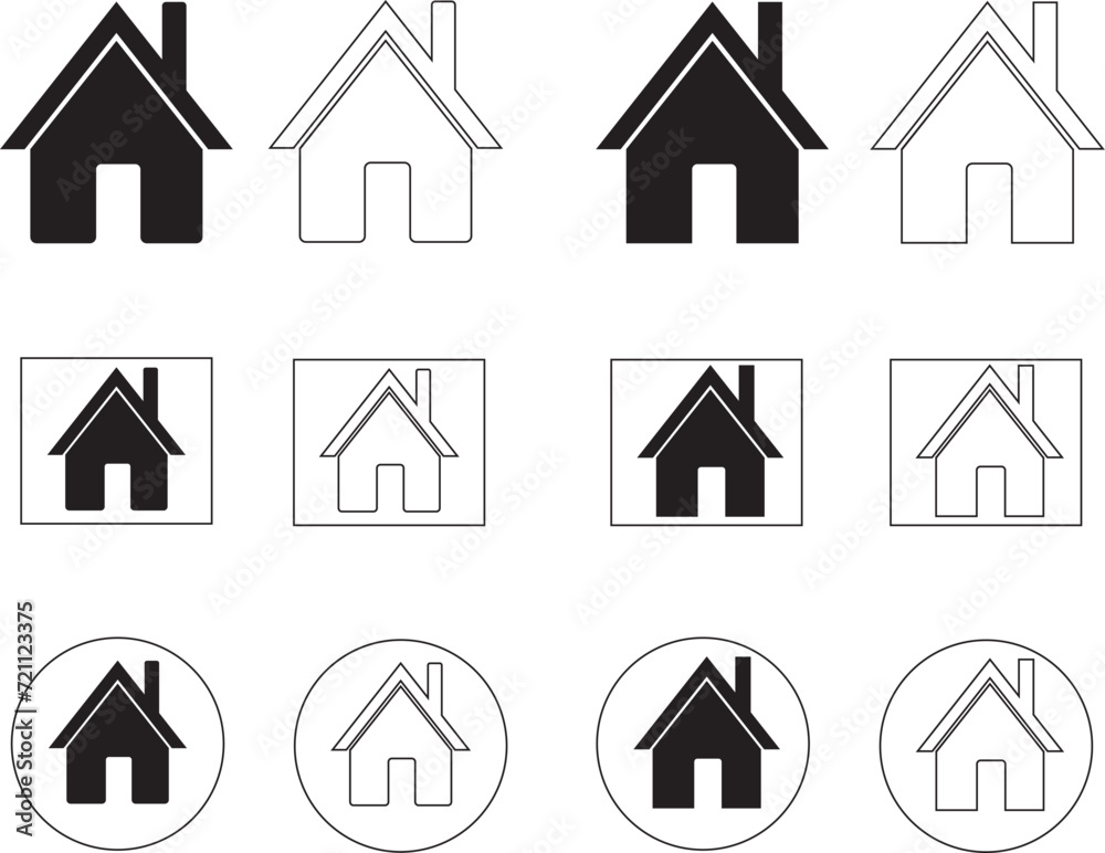house icons use for your business