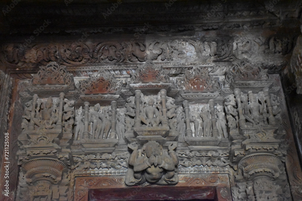 This is photo of Kandariya mahadev temple at Khajuraho in India. 