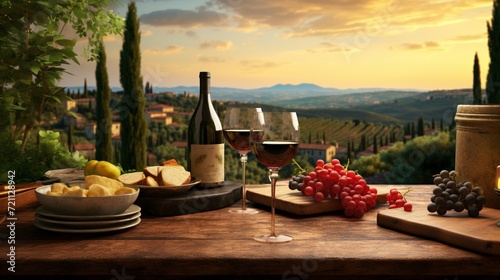 Timeless Tuscany: Vintage Italian Wine Delight