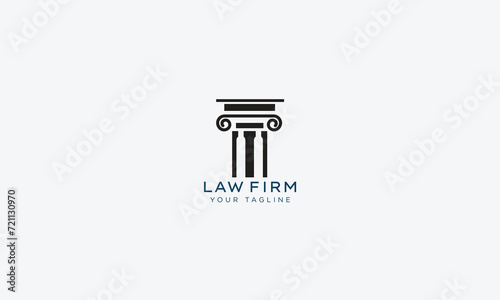 Attorney and lawyers logo design vector template