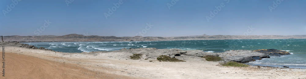 Atlantic shore at Grosse Bucht bay,  Namibia