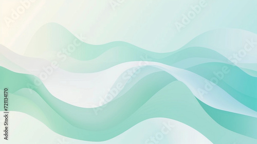 Pastel Blue and Green banner background vector presentation design. PowerPoint and Business background.