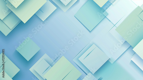 Pastel Blue and Green abstract background vector presentation design. PowerPoint and Business background.